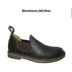Blundstone Casual 260 Series Leather Slip-On Shoe 267-Black; 7.5 US Men